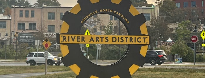 River Arts District is one of Asheville, NC.