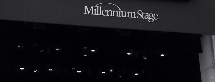 Kennedy Center Millennium Stage is one of kazahel 님이 저장한 장소.