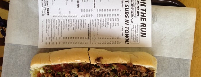 Subs On The Run is one of The 15 Best Places for Sub Sandwiches in Miami.