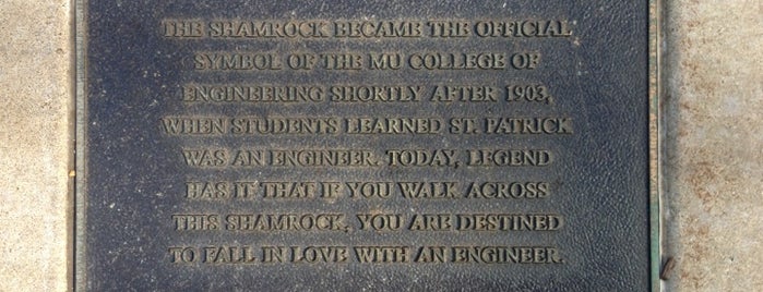 Engineering Shamrock is one of Ashley'in Kaydettiği Mekanlar.