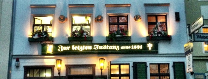 Zur Letzten Instanz is one of German Restaurants for Visitors :D.