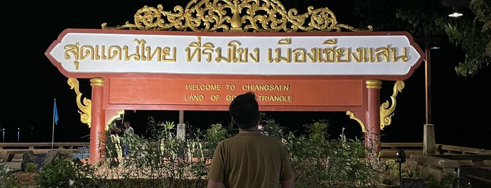 Golden triangle is one of Thailand.