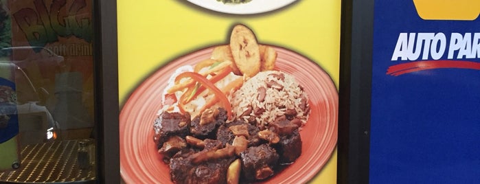 Golden Krust Caribbean Restaurant is one of Tempat yang Disukai Andy.