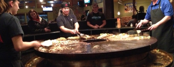 HuHot Mongolian Grill is one of A’s Liked Places.