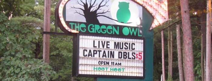 The Green Owl is one of Wisconsin Dells.