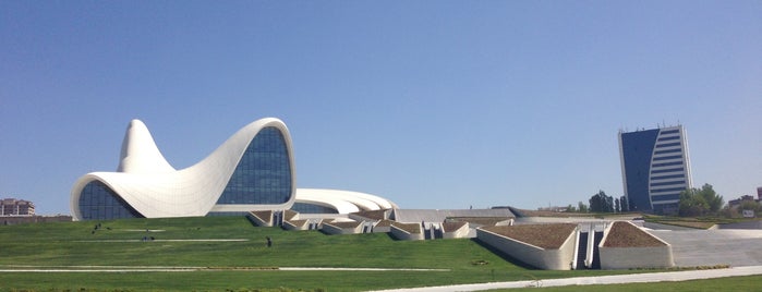 Heydar Aliyev Center is one of Azerbaijan 🇦🇿.