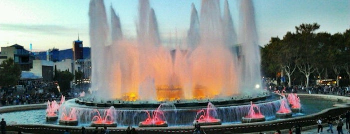 Fuente Mágica de Montjuïc is one of Barcelona.