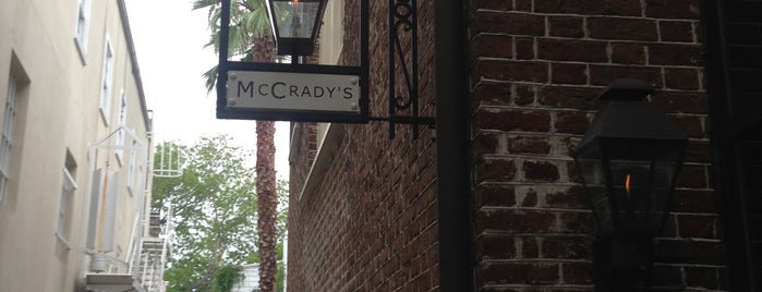 McCrady's is one of Charleston.