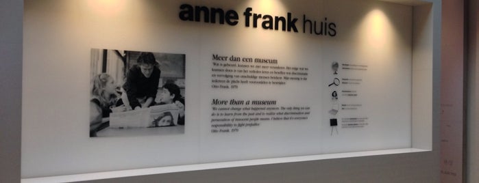 Anne-Frank-Haus is one of A'dam criss-cross.