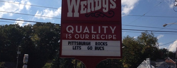 Wendy’s is one of places I recommend.