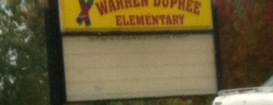 Warren Dupree Elementary is one of places I go.