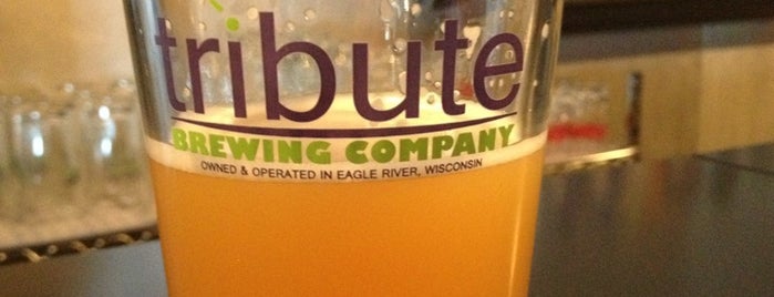 Tribute Brewing Company Taphouse is one of WI Breweries.