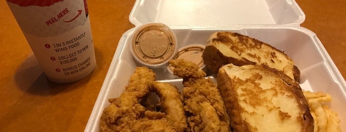 Raising Cane's Chicken Fingers is one of Lubbock.