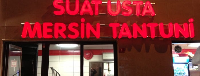 Suat Usta Mersin Tantuni is one of İstanbul 'da Atıştırmalık Mekanlar.