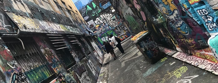 Flinders Lane is one of Melbourne Laneways, Alleys, and Arcades.