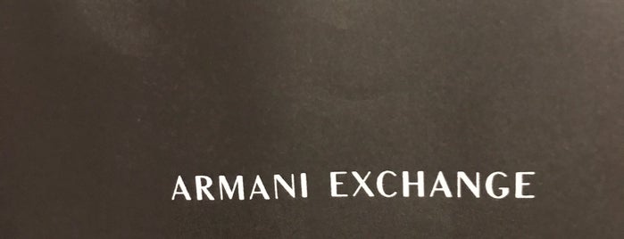 Armani Exchange is one of San Francisco shopping list.