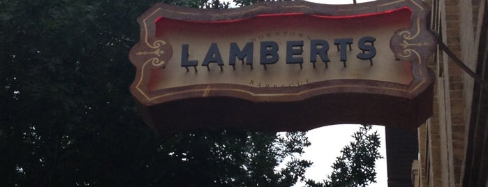 Lambert's Downtown BBQ is one of Austin.