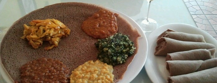 Walia Ethiopian Cuisine is one of สถานที่ที่บันทึกไว้ของ Shannon.