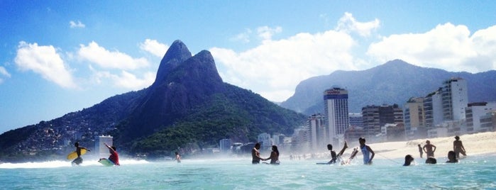 Leblon Beach is one of Rio de Janeiro's best places ever #4sqCities.