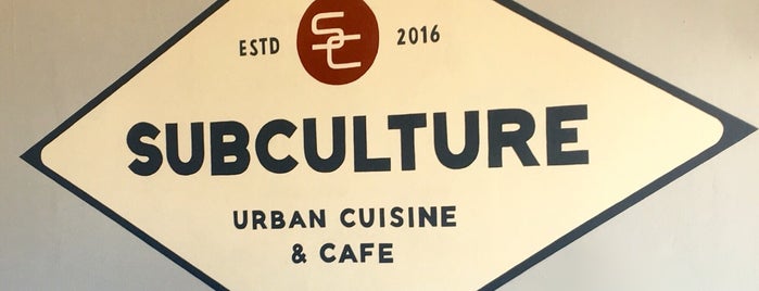 Subculture Urban Cuisine and Cafe is one of NASHVILLE.