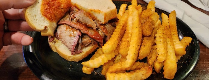 Johnny's BBQ is one of Food network places.