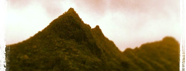 Olomana Trail Head is one of Na Ala Hele - Hiking on Oahu.