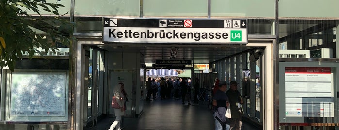 U Kettenbrückengasse is one of Vienna.