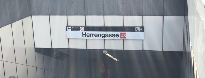 U Herrengasse is one of Wien (MS).