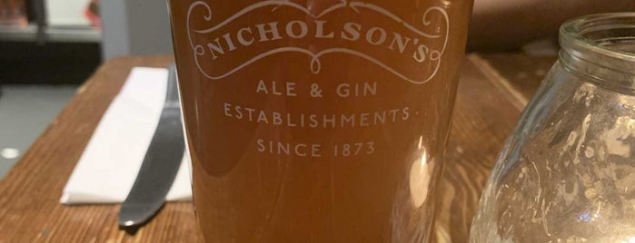Nicholson’s Brewhouse is one of UK bars.