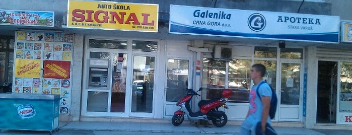 Prva banka Crne Gore bankomat/ATM is one of Podgorica-Filijale i bankomati Prve banke.