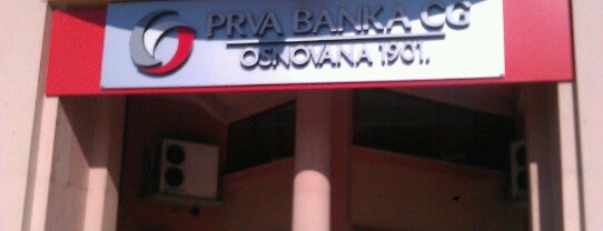 Prva banka Crne Gore is one of Podgorica-Filijale i bankomati Prve banke.