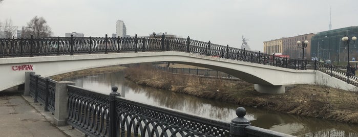 Пешеходный мост в Ростокино is one of Мосты.