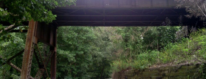 Potomac Creek Bridge is one of Historic Sites and Places in Stafford County VA.