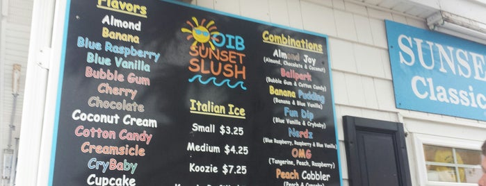 Sunset Slush is one of Things to Do in and around Ocean Isle, NC.