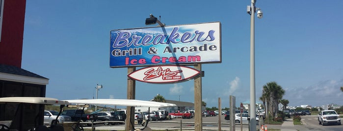 Breakers Grill & Arcade is one of places.