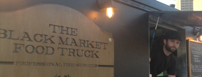 The Black Market Food Truck is one of Buffalo's Food Trucks.