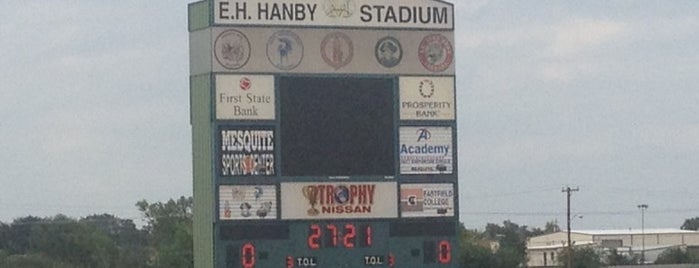 E.H. Hanby Stadium is one of Locais curtidos por Ken.