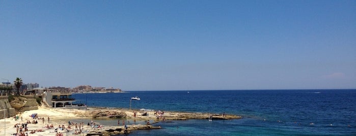 Sliema Beach is one of Malta.
