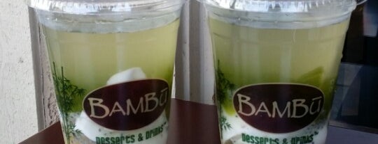 Bambu Desserts & Drinks is one of Tempat yang Disukai Ailie.
