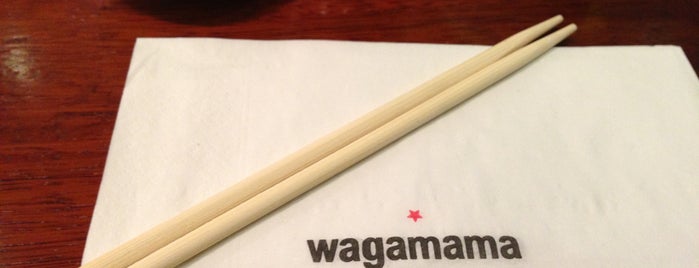 wagamama is one of Locais curtidos por Esin Ozlem.