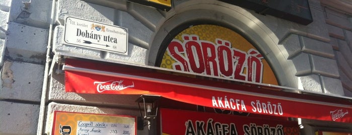 Akácfa Söröző by Kakas is one of The best cheap pubs in downtown Budapest.