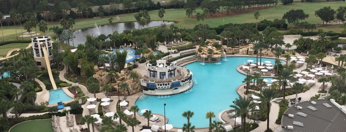 Orlando World Center Marriott is one of favorites.