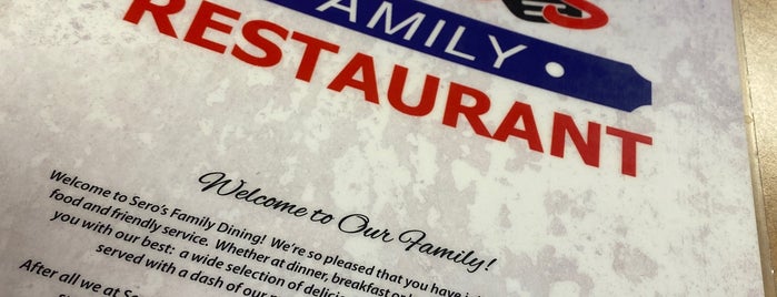 Sero's Family Restaurant is one of Eastside  Indpls favorites.