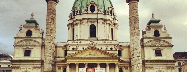 Karlskirche is one of Vienna Essentials.