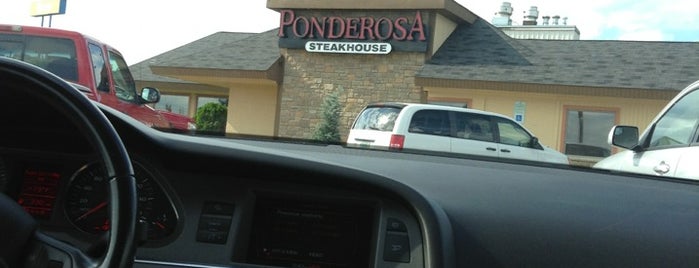Ponderosa Steakhouse is one of Cathy : понравившиеся места.