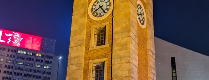 Former Kowloon-Canton Railway Clock Tower is one of Hong Kong Best.