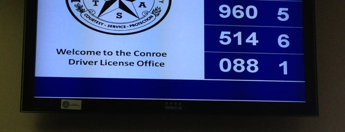 Conroe DMV is one of Hit List.