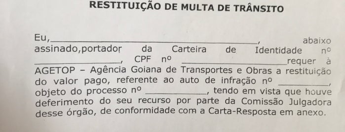 AGETOP - Agência Goiana de Transportes e Obras is one of Secretarias e Agências do Estado.