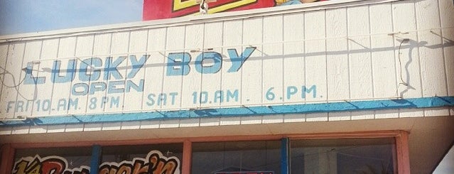 Lucky Boy Burger Shop is one of สถานที่ที่ Dallin ถูกใจ.