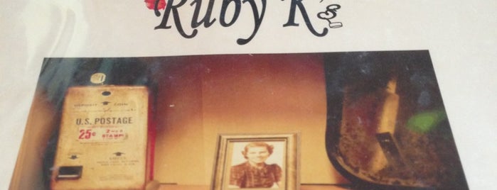 Ruby K's is one of สถานที่ที่ Andrew ถูกใจ.